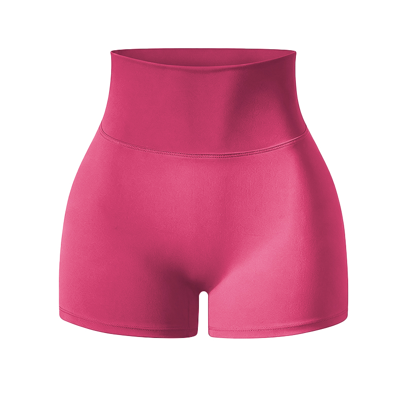 Solid Color Elevate High Waisted Scrunch Lift Active Yoga Shorts - image 17