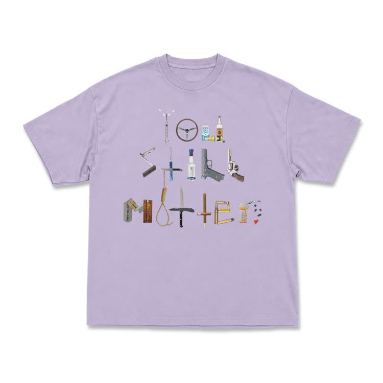 Midnight Collage Streetwear Graphic Short Sleeve T-Shirt - Purple - US16-18(2XL) - image 14