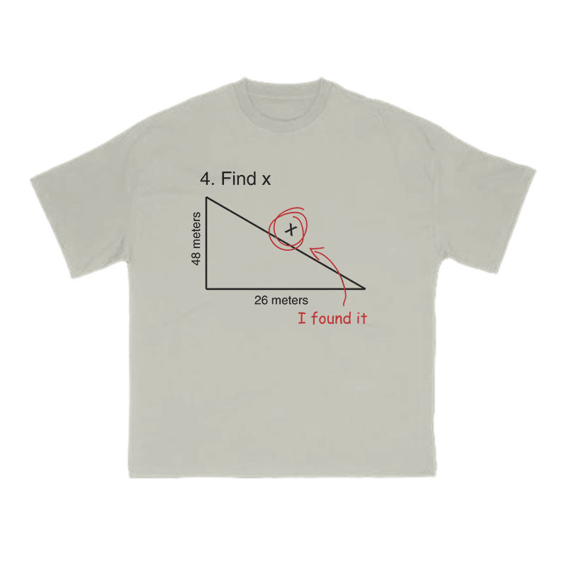 Find X Print T-shirt - Warm Grey - US16-18(2XL) - image 4