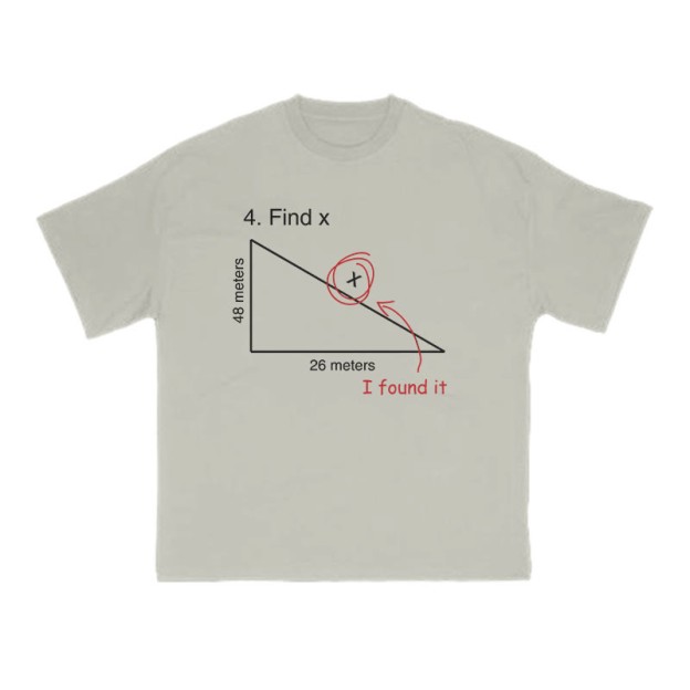 Find X Print T-shirt - Warm Grey - US16-18(2XL) - image 4