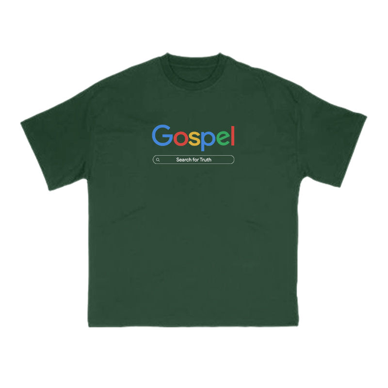 Gospel Rainbow Print T-shirt - Green - US16-18(2XL) - image 7