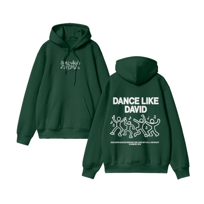 Unisex Dance Like David Print Sweatshirt - Green - US16-18(2XL) - image 7