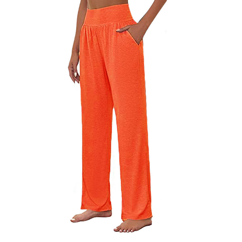 Casual Loose Pocket Trousers - Orange - 2XL - image 4