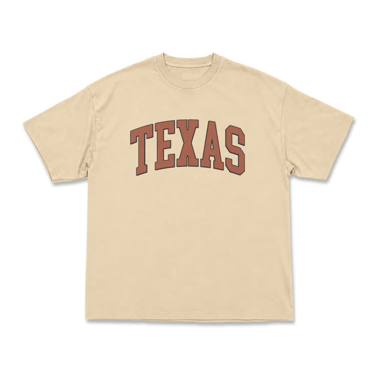 Texas Oversized Short Sleeve T-Shirt - Apricot - US16-18(2XL) - image 4