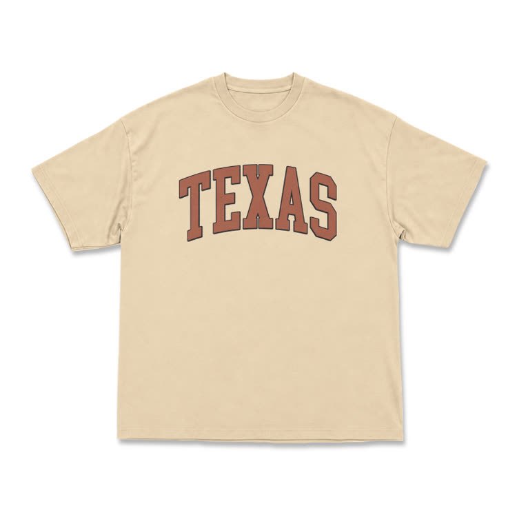 Texas Oversized Short Sleeve T-Shirt - Apricot - US16-18(2XL) - image 4