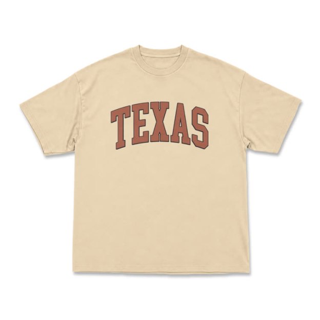 Texas Oversized Short Sleeve T-Shirt - Apricot - US16-18(2XL) - image 4