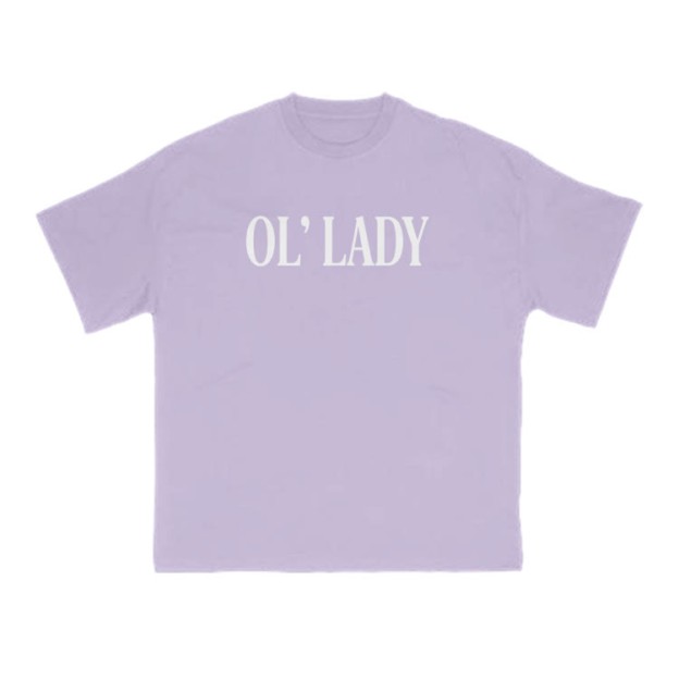 Ol' Lady Print T-shirt - Purple - US16-18(2XL) - image 10