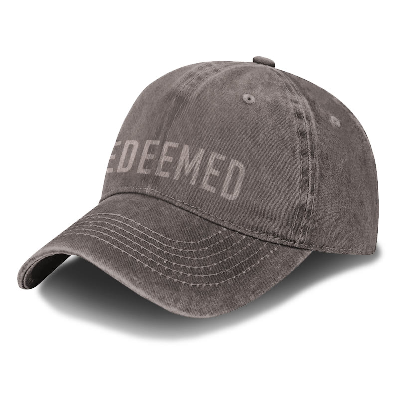 Unisex Redeemed Print Washed Cap - image 8