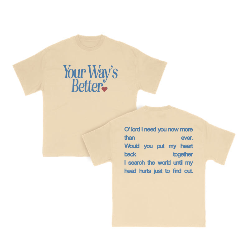 Your Way's Better Print T-shirt - Apricot - US16-18(2XL) - image 6