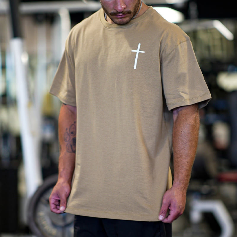 Jesus Is King Print T-shirt