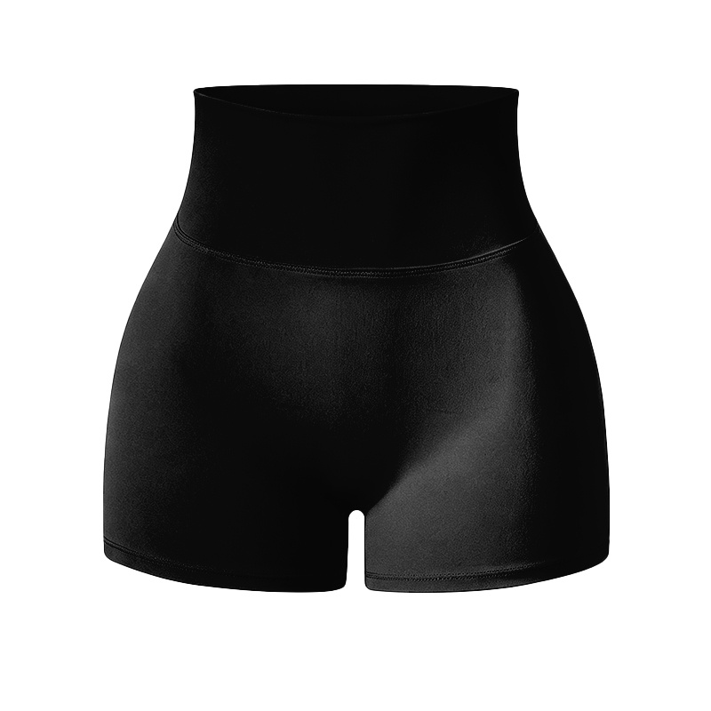 Solid Color Elevate High Waisted Scrunch Lift Active Yoga Shorts - image 9
