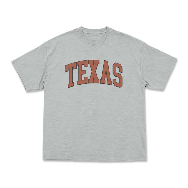 Texas Oversized Short Sleeve T-Shirt - Grey - US16-18(2XL) - image 11