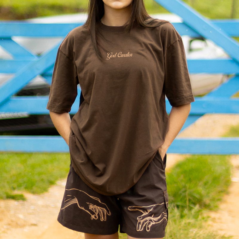 God Creator Print T-shirt - image 6