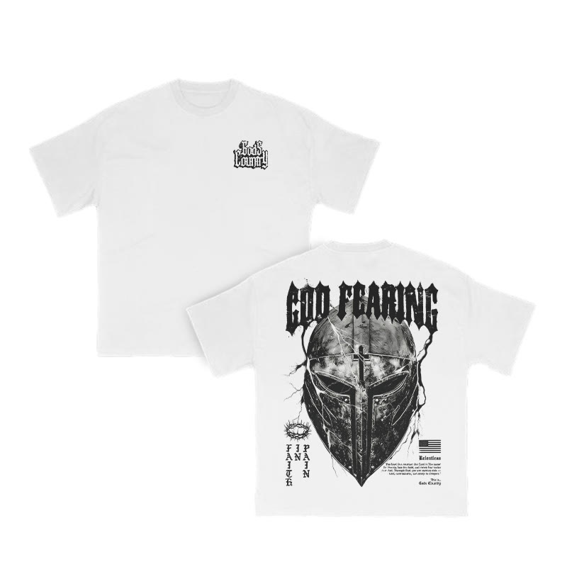 God Country Print T-shirt - White - US16-18(2XL) - image 3