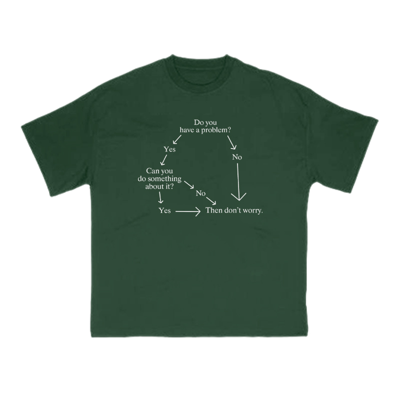 Do You Have A Problem Print T-shirt - Green - US16-18(2XL) - image 12