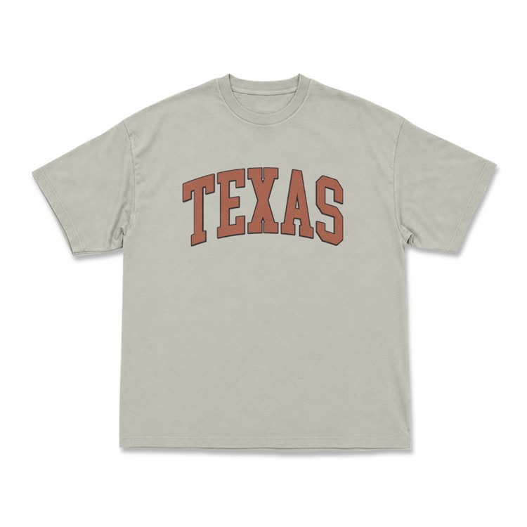 Texas Oversized Short Sleeve T-Shirt - Warm Grey - US16-18(2XL) - image 6