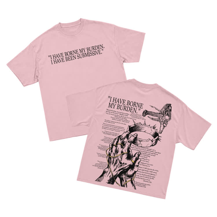 Monochrome Street Graphic Front Slogan Back Print Relaxed Fit T Shirt - Pink - US16-18(2XL) - image 9