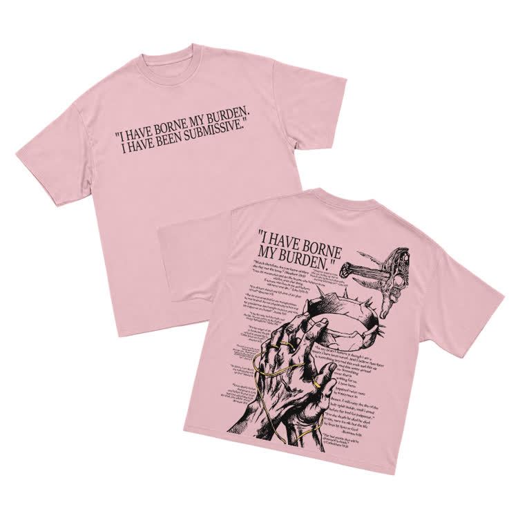 Monochrome Street Graphic Front Slogan Back Print Relaxed Fit T Shirt - Pink - US16-18(2XL) - image 9