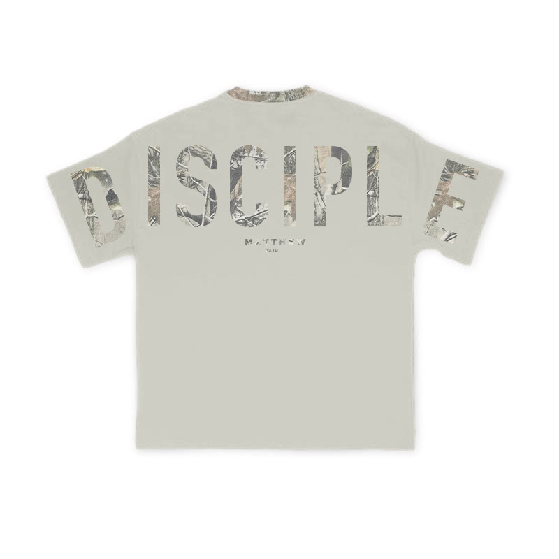 Disciple Matthew 28:19 Dead Leaves Camouflage Print T-shirt - image 8