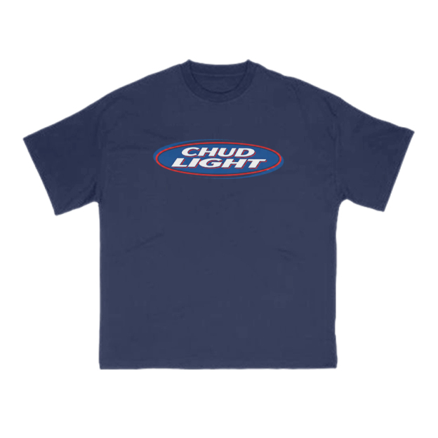 Retro Oval Badge Graphic Print T-Shirt - Navy Blue - US16-18(2XL) - image 3