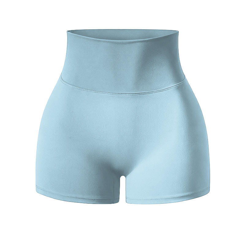 Solid Color Elevate High Waisted Scrunch Lift Active Yoga Shorts - image 8