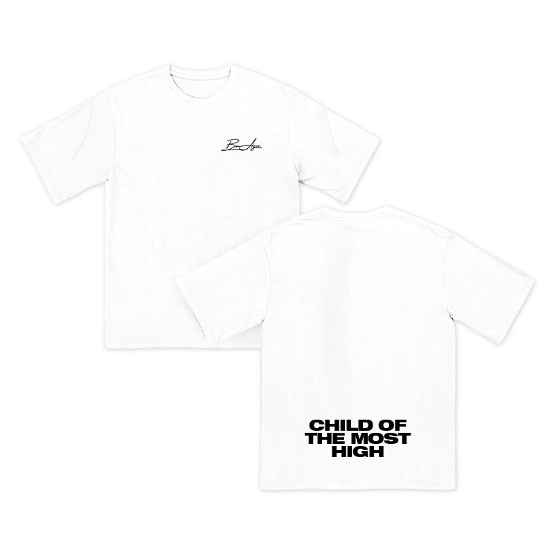 Unisex 100% Cotton Child Of The Most High Print T-shirt