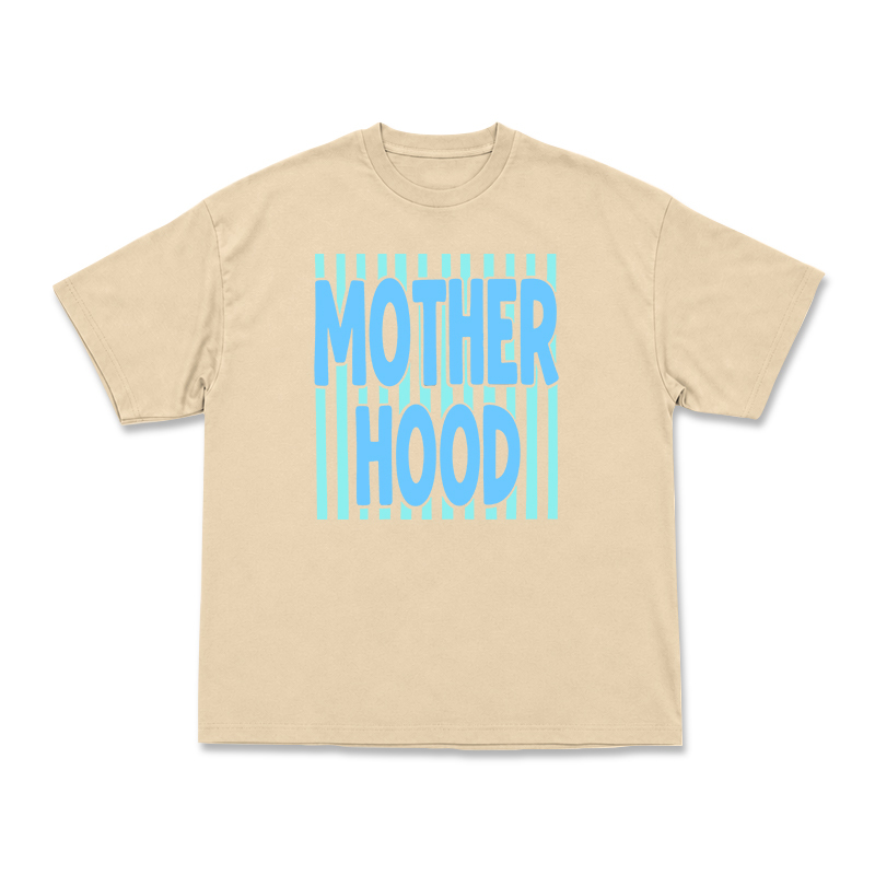 Streetwear Motherhood Round Neck Graphic Print T-Shirt - Apricot - US16-18(2XL) - image 13