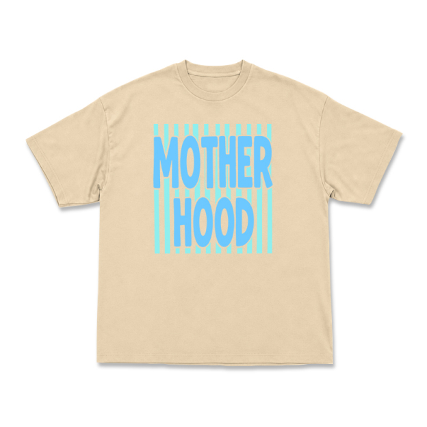 Streetwear Motherhood Round Neck Graphic Print T-Shirt - Apricot - US16-18(2XL) - image 13
