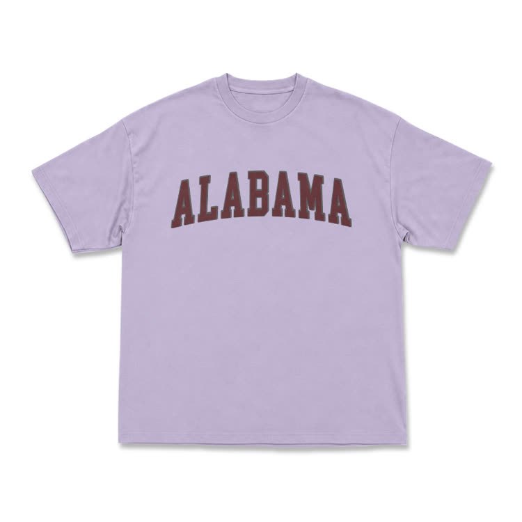 Alabama Graphic Casual T-Shirt - Purple - US16-18(2XL) - image 7