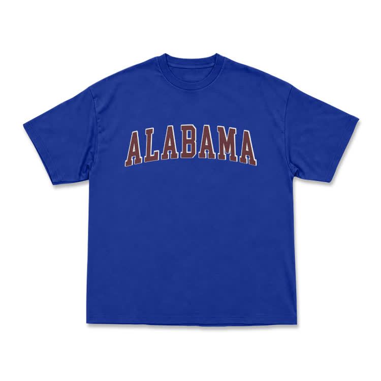 Alabama Graphic Casual T-Shirt - Blue - US16-18(2XL) - image 13