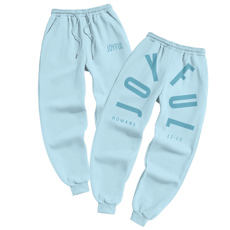 Joyful Romans 12:12 Print Pants - Blue - US16-18(2XL) - image 6