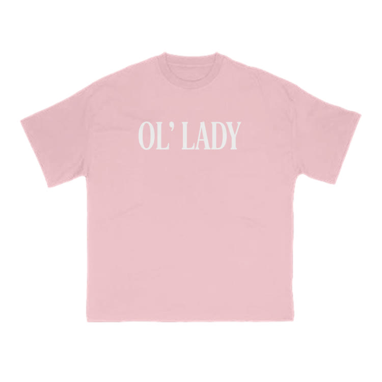 Ol' Lady Print T-shirt - Pink - US16-18(2XL) - image 9