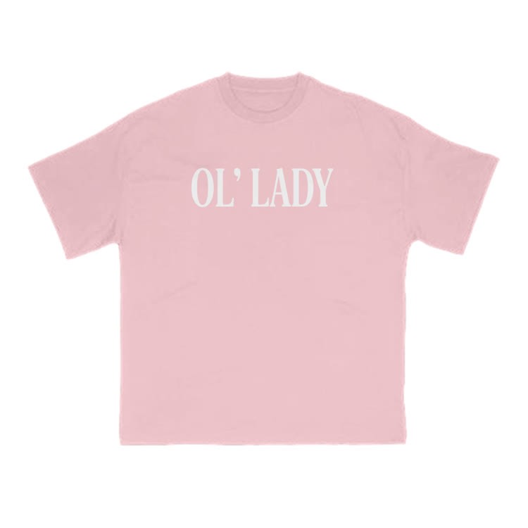 Ol' Lady Print T-shirt - Pink - US16-18(2XL) - image 9