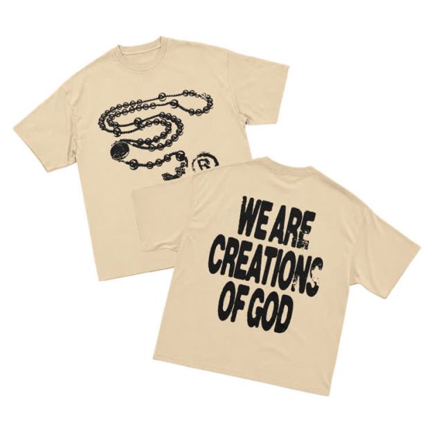 Street Faith WE ARE CREATIONS OF GOD Graphic T Shirt - Apricot - US16-18(2XL) - image 13