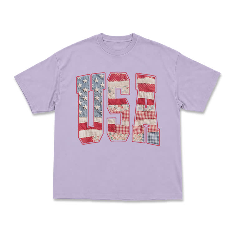 USA Creative Arts Print T-Shirt - Classic - Purple - US16-18(2XL) - image 24
