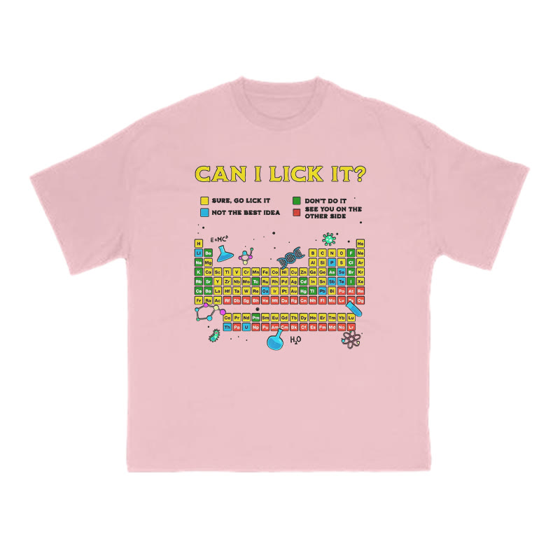 Can I Lick It Print T-shirt - Pink - US16-18(2XL) - image 7