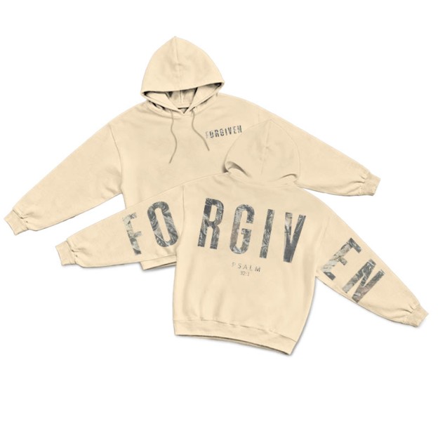 Forgiven Dead Leaves Camouflage Print Hoodie - Apricot - US16-18(2XL) - image 4