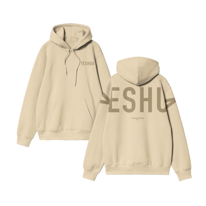 Unisex Yeshua Hebrews 13:8 Print Hoodie - image 6