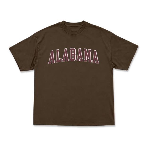 Alabama Graphic Casual T-Shirt - Coffee - US16-18(2XL) - image 10