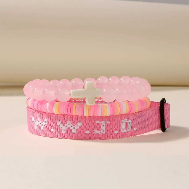 WWJD What Would Jesus Do Bracelet Set - image 5