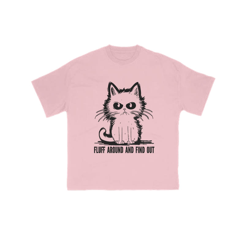 Fluff Around And Find Out Print T-shirt - Pink - US16-18(2XL) - image 11