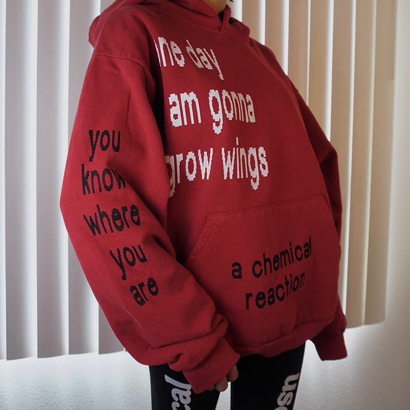 Unisex One Day I Am Gonna Grow Wings Print Hoodie - image 4