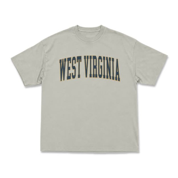 Classic West Virginia Varsity Graphic T-Shirt - Warm Grey - US16-18(2XL) - image 11