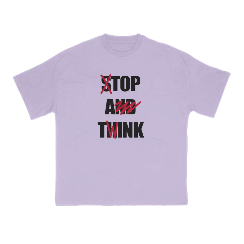 Top A Twink Print T-shirt - Purple - US16-18(2XL) - image 12