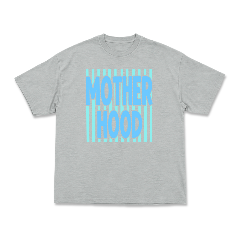 Streetwear Motherhood Round Neck Graphic Print T-Shirt - Grey - US16-18(2XL) - image 9