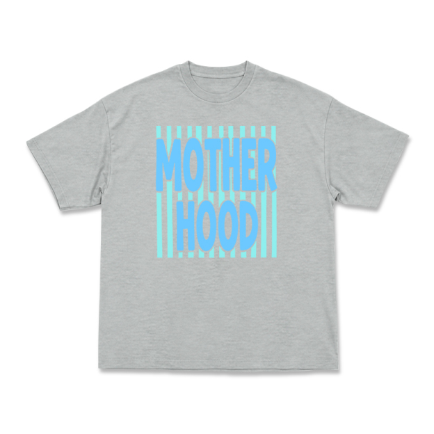 Streetwear Motherhood Round Neck Graphic Print T-Shirt - Grey - US16-18(2XL) - image 9