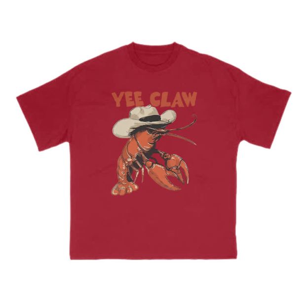 Yee Claw Print T-shirt - Red - US16-18(2XL) - image 11