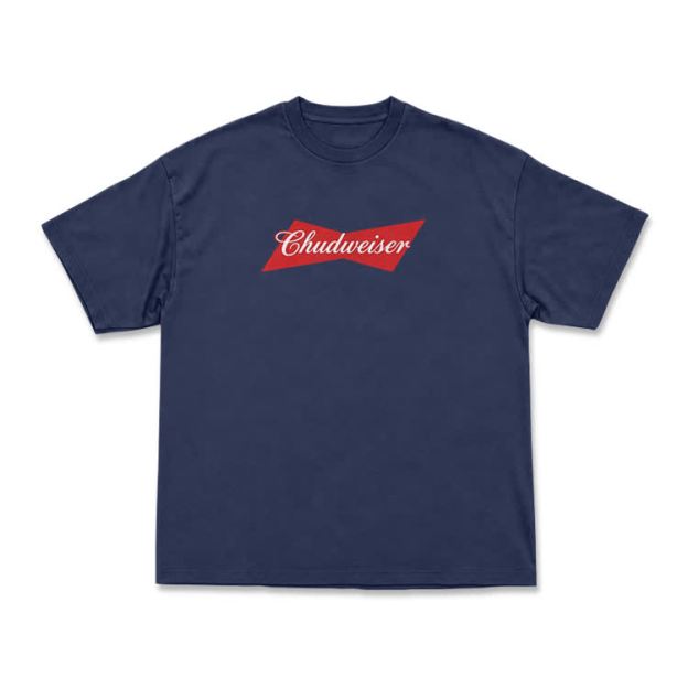 Casual Chudweiser Graphic Print T-shirt - Navy Blue - US16-18(2XL) - image 12