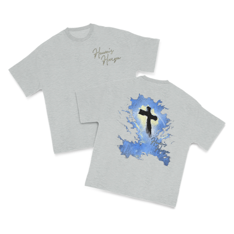 Heaven's Horizon Print T-shirt - Grey - US16-18(2XL) - image 3