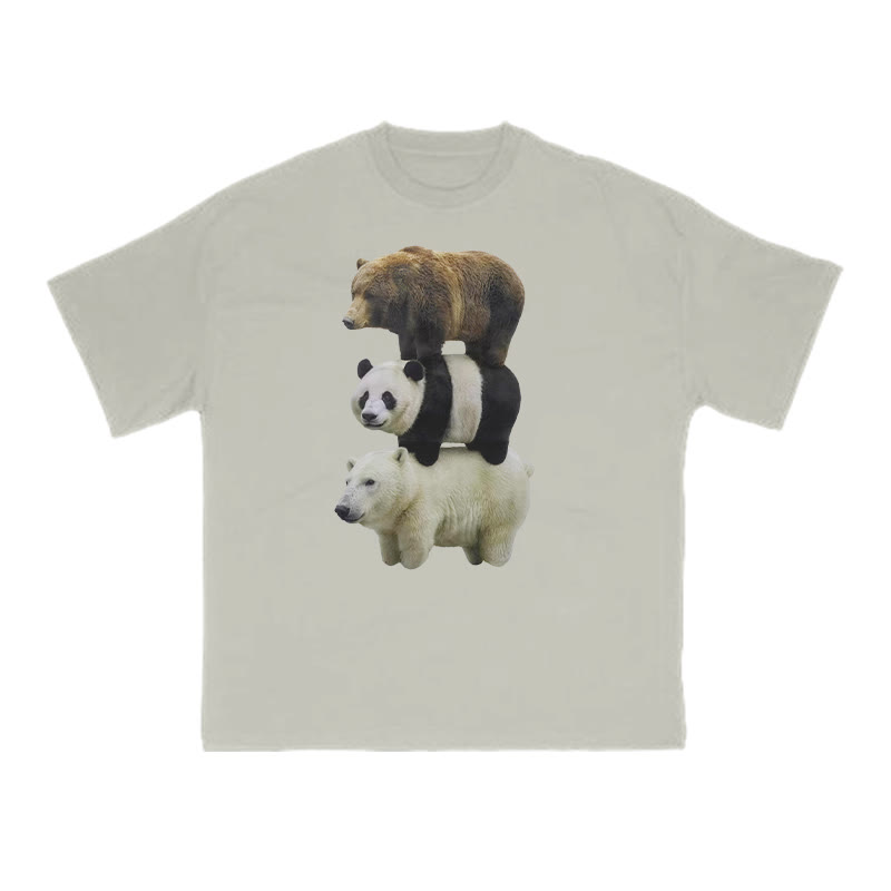 Funny Parody Animation Meme Print T-shirt - Warm Grey - US16-18(2XL) - image 4